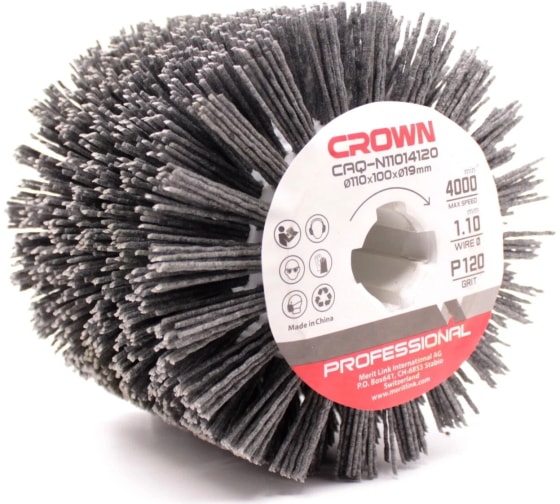 instrument116.com Щетка нейлоновая  CROWN CAQ-N11014120