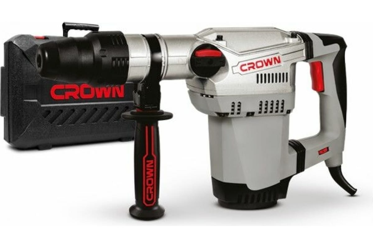 instrument116.com Перфоратор 1250Вт, SDS-Max. 2-х реж.,10Дж, 40мм, кейс CROWN CT18118V BMC