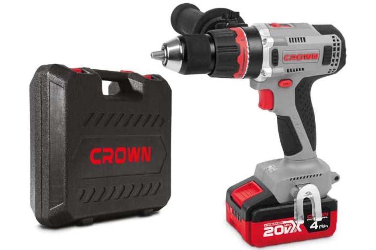 instrument116.com Дрель-шуруповерт акк Crown CT21090HMX-4 BMC